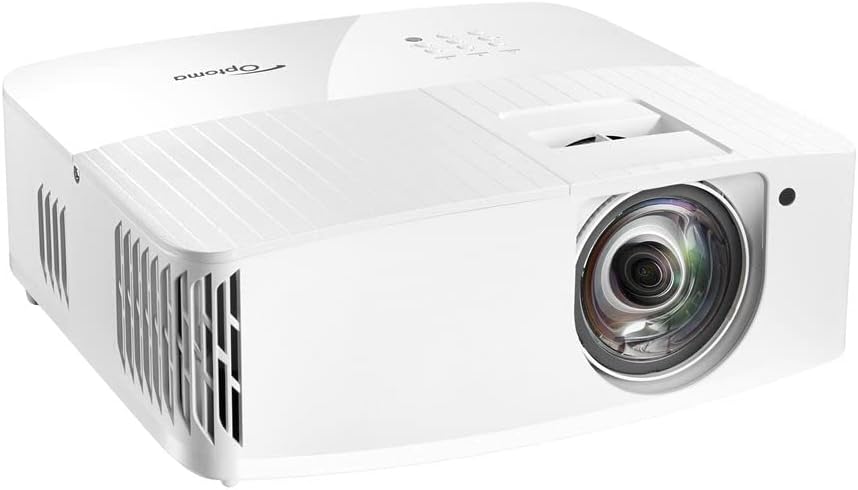 Optoma UHD35STx Short Throw True 4K UHD Gaming and Home Entertainment Projector