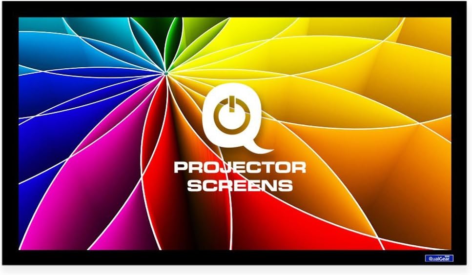 QualGear 120-Inch Fixed Frame Projector Screen