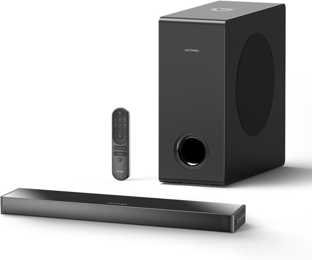 ULTIMEA Sound Bars for Smart TV with Subwoofer