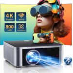 HYTOBP Y3 800 ANSI Native 1080P Outdoor Movie Projector