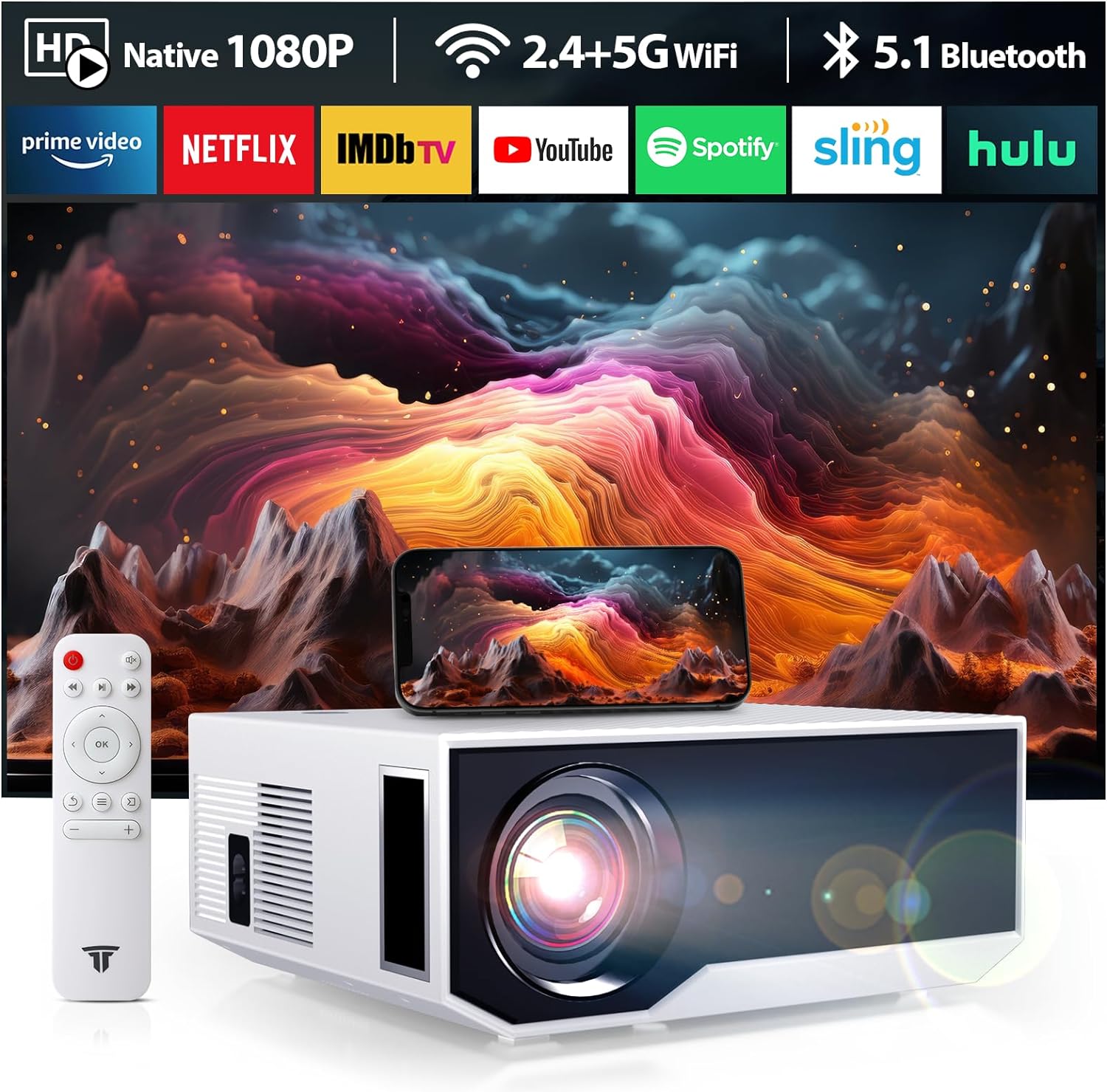 zdk 2024 new mini projector review