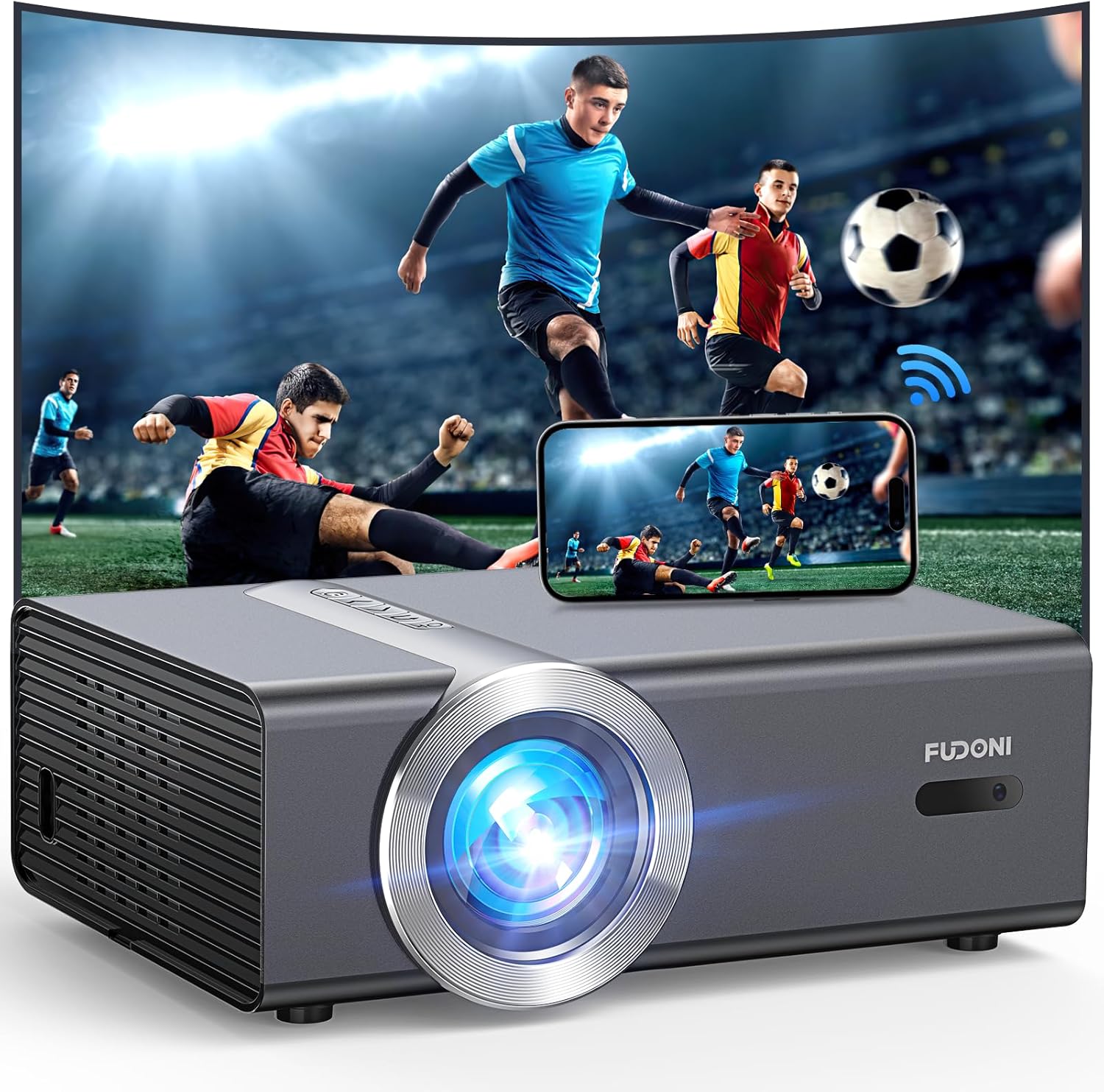 FUDONI Outdoor Movie Projector Review