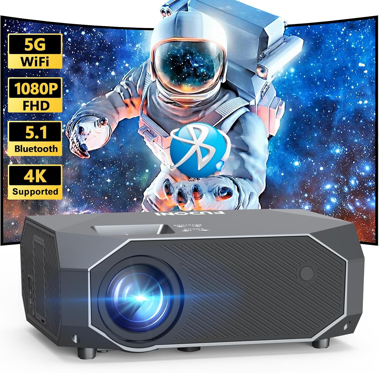 FUDONI Native 1080P Projector Review