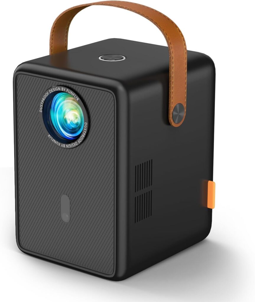 5G WiFi Projector with Bluetooth, FunFlix G1 Mini Portable 1080P Projector