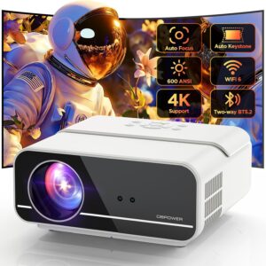 DBPOWER Projector 4K with 5G WiFi