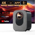 Jimveo 800 ANSI Native 1080P Smart Projector