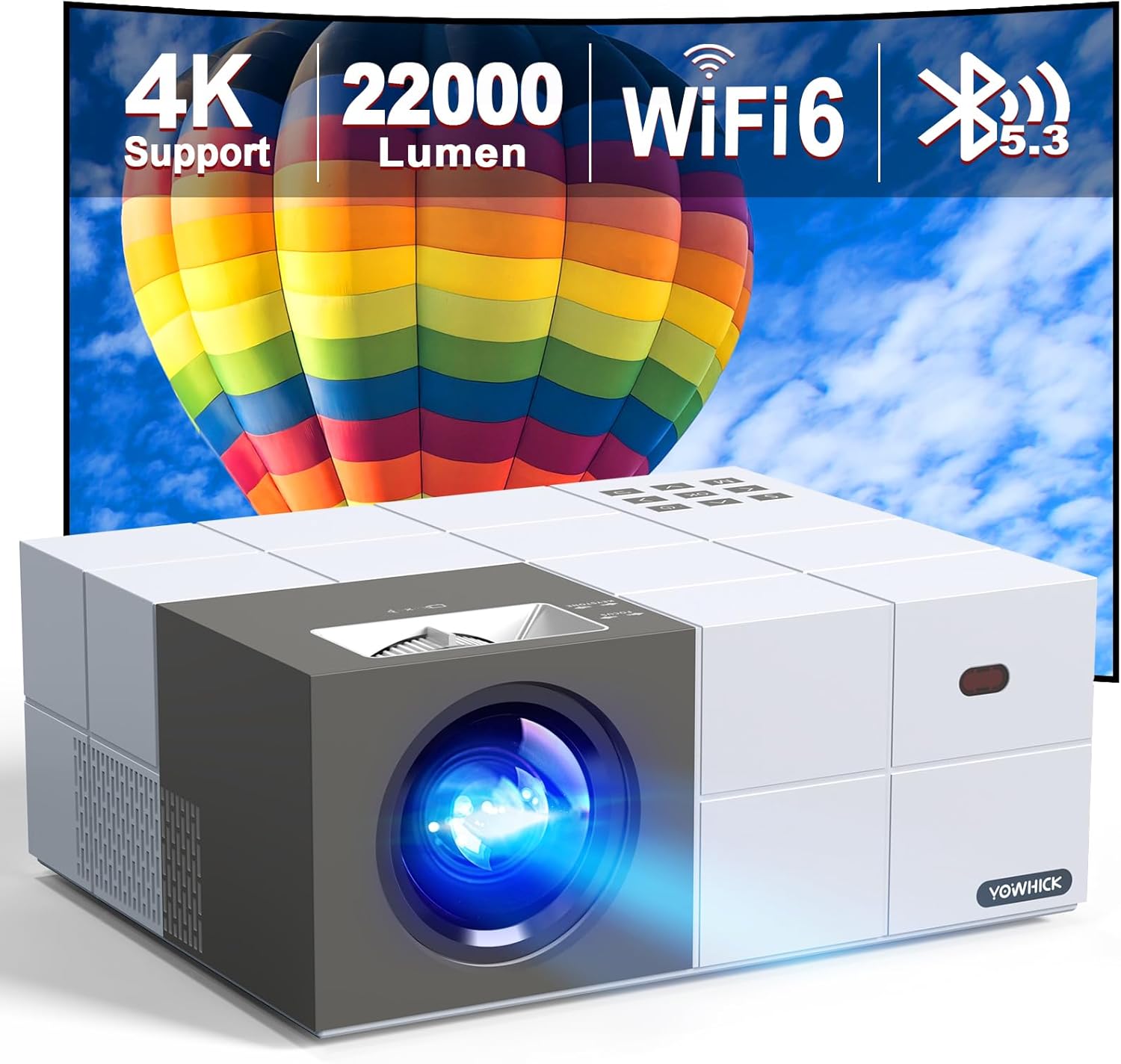 YOWHICK 22000 Lumens Projector