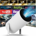 Mini Projector with WIFI 6 and Bluetooth