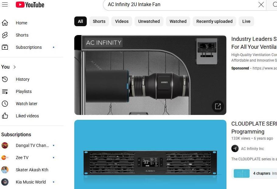 AC Infinity Ventilation Products Featured on YouTube